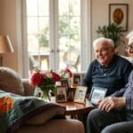 Seniors aging in place at home in San Antonio and receiving compassionate home health care.