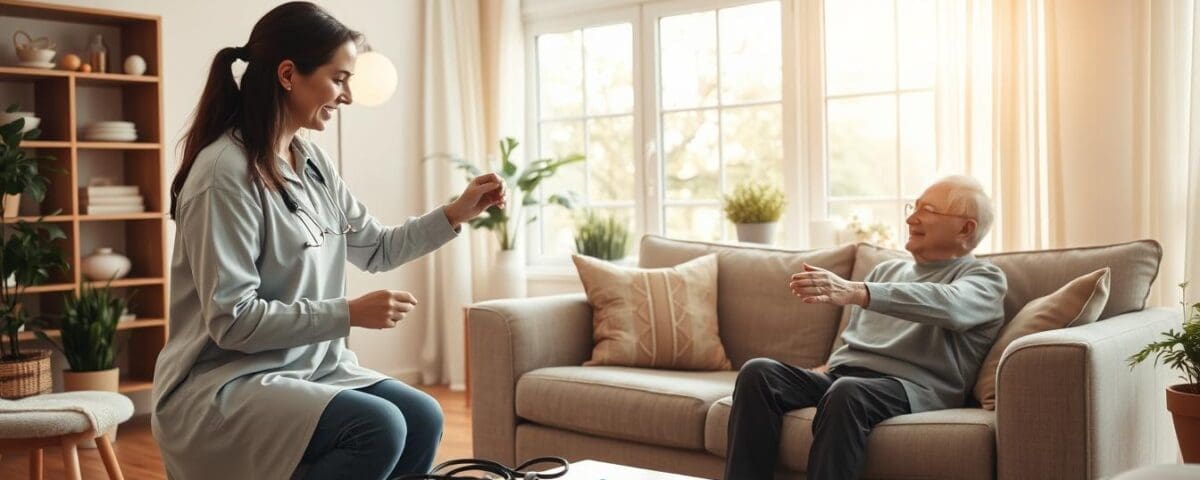 In-home therapy services and caregiver support in San Antonio.