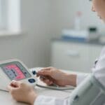 Home blood pressure monitoring device for post-surgical recovery in San Antonio.