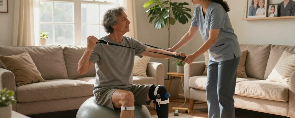 Post-surgical joint replacement recovery at home in San Antonio with Continu Care Home Health.