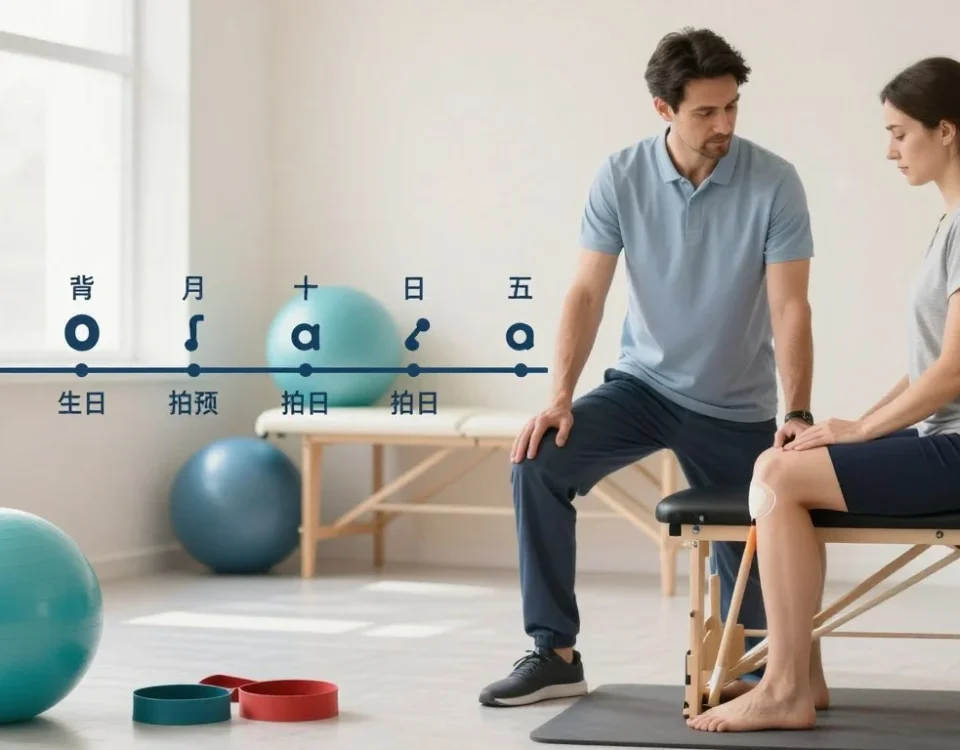 knee surgery physical therapy timeline